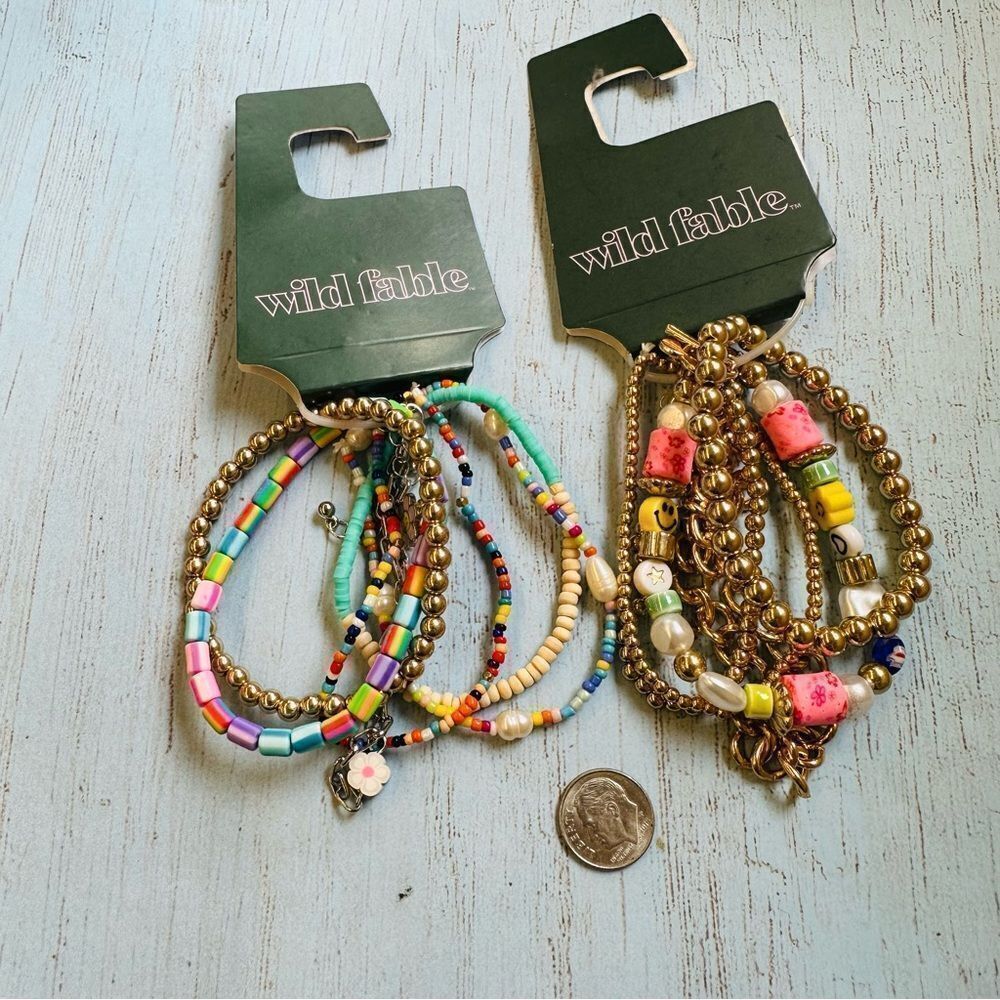 Wild Fable Set Of 2 Boho Stretch Bracelets‎ NWT